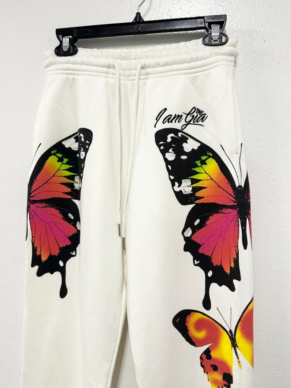 I Am Gia Women’s Pure Cotton Butterfly Printed Sweatpants Size XS